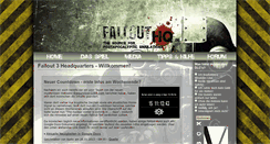 Desktop Screenshot of fallout-hq.de